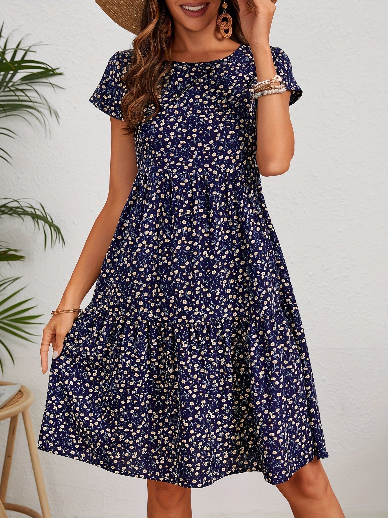 Valeria™ | Sukienka Vintage w Kwiaty