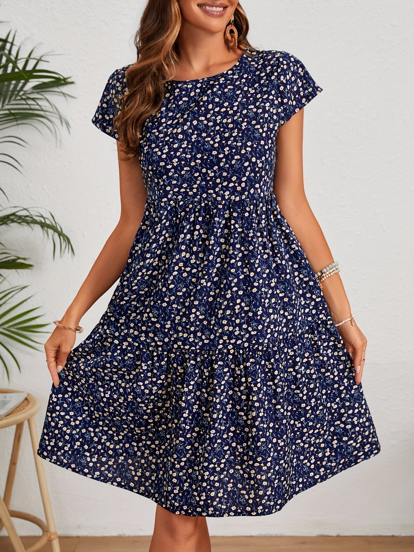 Valeria™ | Sukienka Vintage w Kwiaty