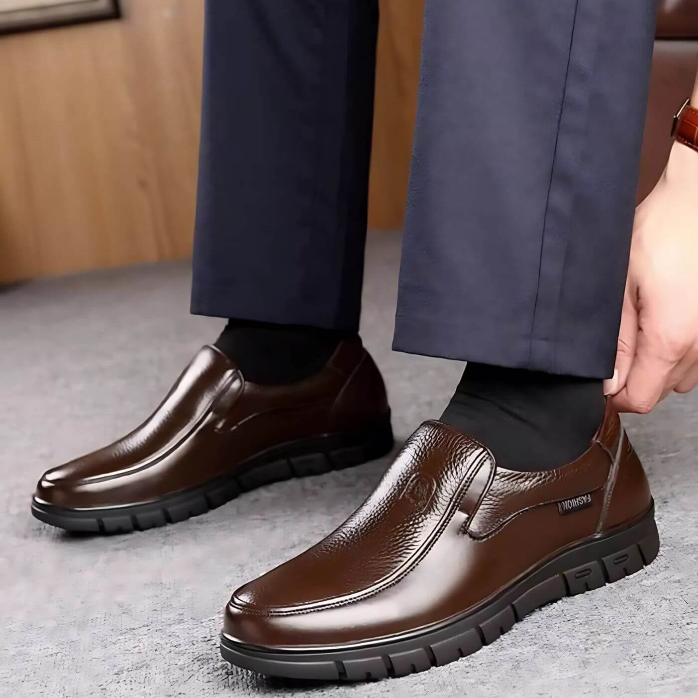 Massimo | duże buty wsuwane
