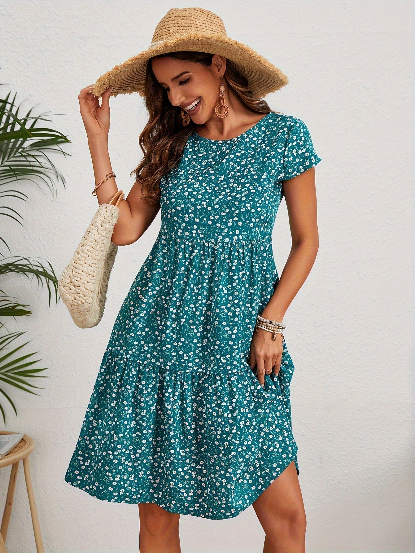 Valeria™ | Sukienka Vintage w Kwiaty