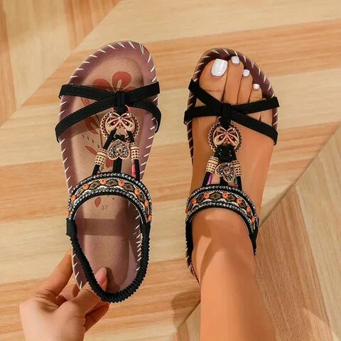 Katherine - płaskie sandały boho