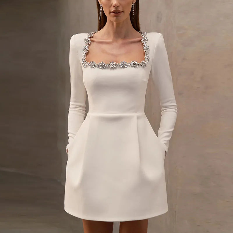 Adelina™ | Sukienka Mini A-Line Chic 